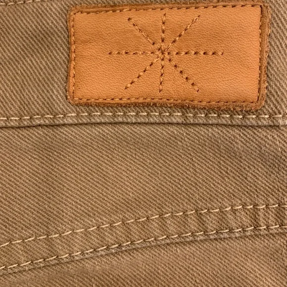 ISABEL MARANT ÉTOILE WOMENS TAN Cotton JEANS - FIT LIKE AMERICAN SIZE 6/8 - Picture 9 of 12